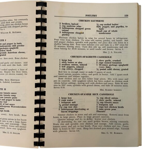 River Road Recipes Junior League Baton Rouge Southern Cookbook 1977 Spiral Bound - Picture 7 of 12